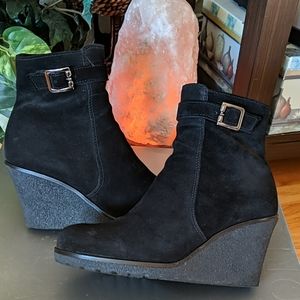 La Canadienne wedge booties - size 6.5